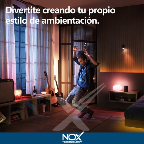 Imagen 7 de 10 de Kit De Inicio Philips Hue White Color Luz Color + 3 White
