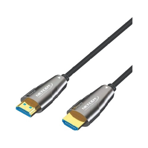 Cable Hdmi 2.1 Fibra Optica De 15 Mt Ultra Hd 8k 60hz Netcom