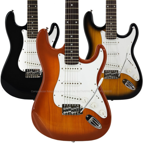 Imagen 6 de 8 de Guitarra Electrica Rock 3 Mics Palanca + Envio