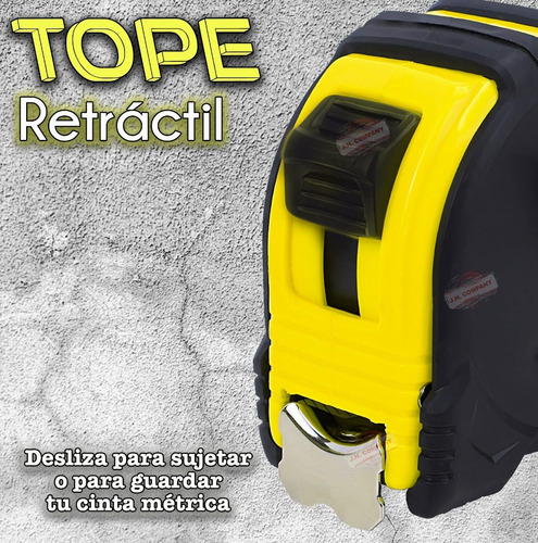 Flexometro Contra Impacto 7.5 Metros 21mm Cinta Metrica
