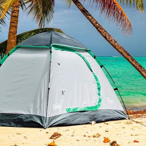 Kit Camping Com Organização E Higiene Para Suas Aventuras Cor Cinza E Verde