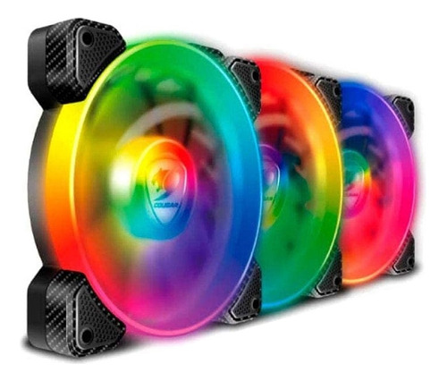 Fan Cooler Cougar Spb120 Vortex Con Luces Rgb X3 Nnet