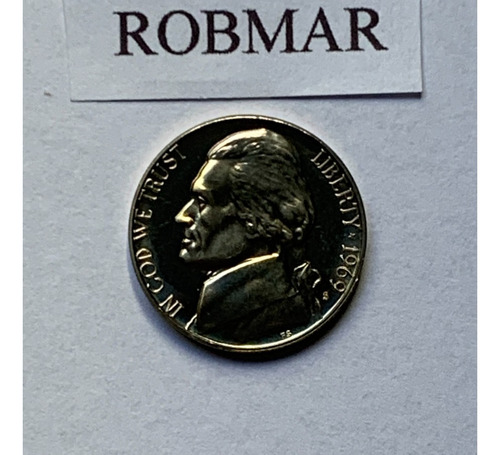 Robmar-u.s.a.5 Cent. 1969 Prof Ceca S- Certificada Y Capsula