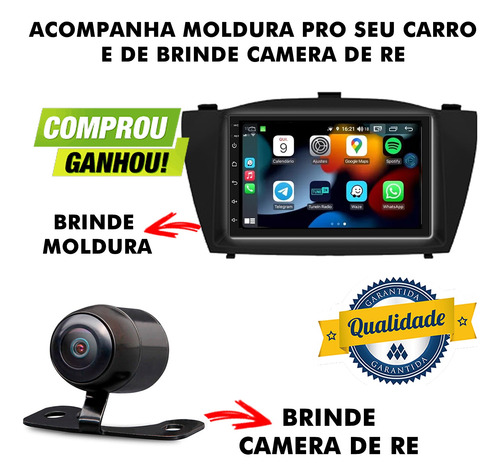 Central Multimidia Ix35 2015 2016 2017 2018 2019 Android 7po