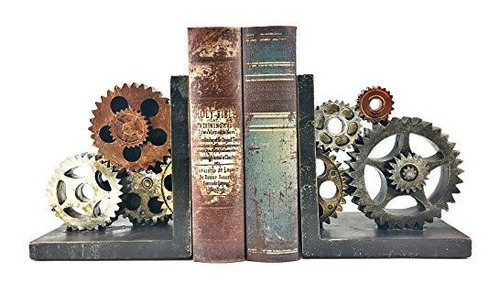Sujeta Libros Decoracion Estilo Vintage Industrial
