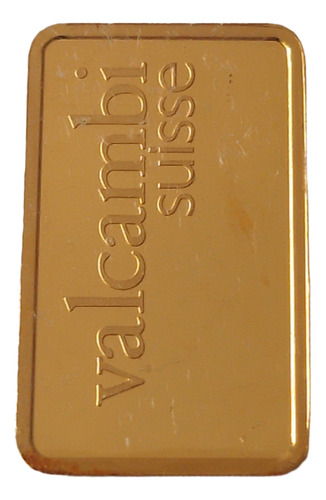 Moneda Lingotito 2,5 Gramos Oro Fino 999,9 Suizo Valcambi