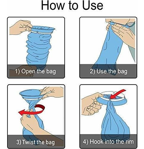 Imagen 4 de 8 de Mp Mozzpak Bolsas Para Vómitos - Paquete De 24 - Bolsas Par