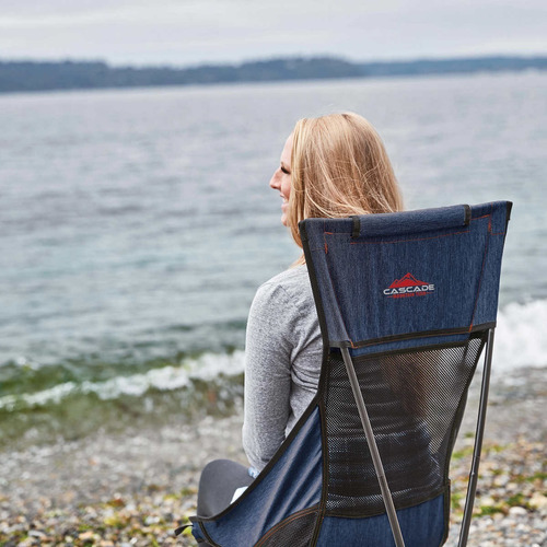 Silla Plegable Ultra Liviana Con Estuche Viajero Cascade