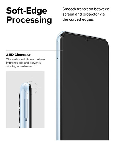 Imagen 10 de 10 de Vidrio Templado Para Samsung Galaxy A13 / 5g Ringke Pack X2
