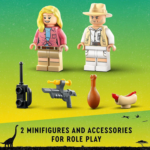 Lego Jurassic Park Velociraptor Escape 76957 Aprenda A Const