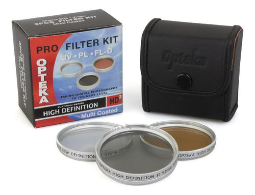 Opteka 67 Mm Kit Filtro Para Hd2 3 Pieza Uv Pl Fl Canon Ef-s