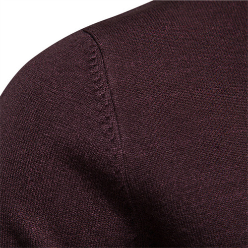 Sweater Cuello Alto Moda Hombre Invierno Mantener Caliente