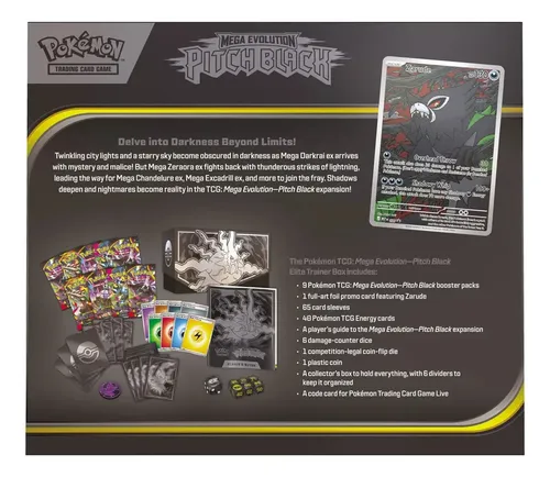 Pokémon Tcg Mega Evolution Pitch Black Elite Trainer Box Ing