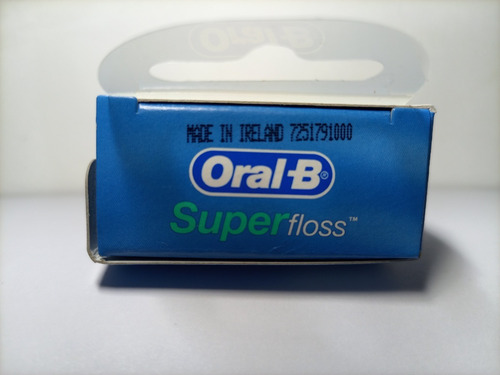 Hilo Dental Super Floss Oral-b Ortodoncia, Puentes, Coronas (Usado)
