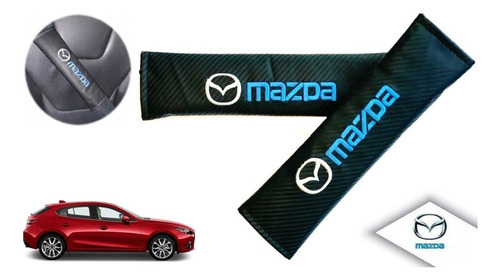 Par Almohadillas Cubre Cinturon Mazda 3 Hb 2018