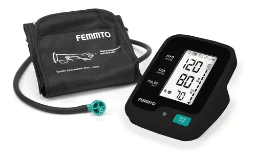 Tensiometro Digital Brazo Bluetooth Batería USB Medidor Presion Arterial  Enfermeria Automatico Femmto