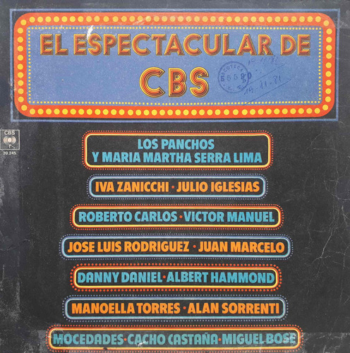 Maria Martha, Julio Iglesias - El Espectacular De Cbs Lp