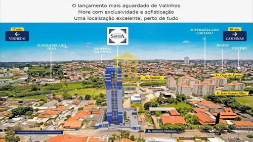 Imagem 4 de 10 de Apartamento Em Chácaras Alpina, Valinhos/sp De 53m² 2 Quartos À Venda Por R$ 223.870,00 - Ap1513931-s
