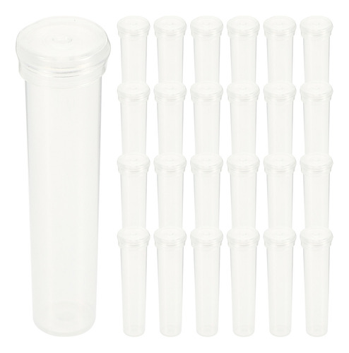 Tubos De Agua Con Forma De Flor De Plástico Transparente, 25