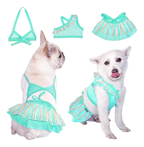 Tony Hoby Bikini Para Perro, Vestido De Playa Para