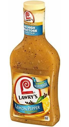 Condimento, Mezcla Para S Lawry's Pimienta De Limón Marinada