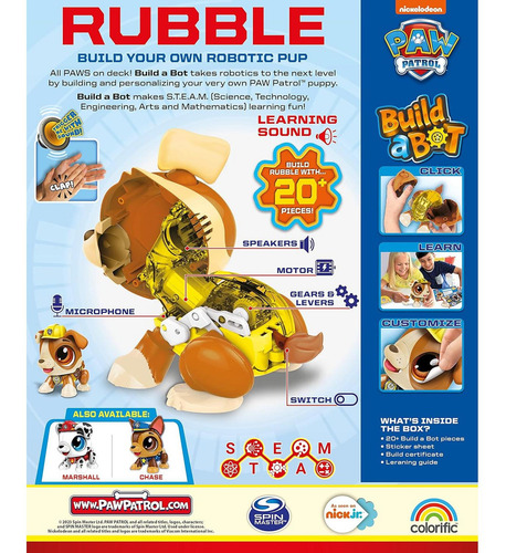 Construye Un Bot Rubble Goliath - Juguete Robótico 3-10