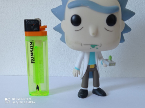 Rick With Portal Gun Funko Pop #665 Rick And Morty (Usado)
