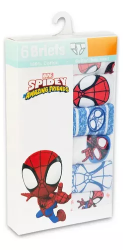 Trusas Para Niño Spidey Spider-man 6 Pz Calzon Infantil *sk