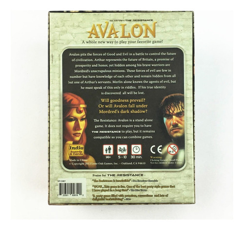 . Coup Refmation - Juego De Cartas Avalon Resistance Quest