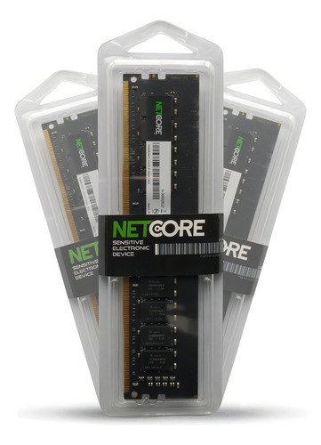 Memoria 16gb Ddr4 2666mhz Netcore Black Para Computador