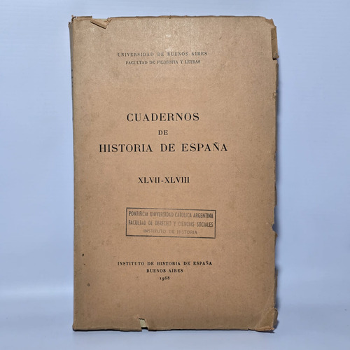 Antiguo Libro Cuadernos De Historia De España 68 Uba Ro 2412 (Usado)