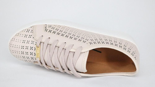 Tênis Vizzano Casual Cadarço Creme