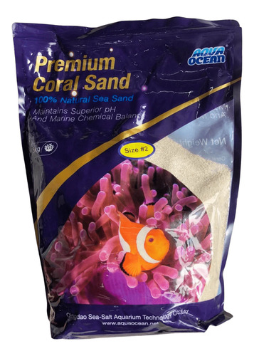 Sustrato Premium Para Acuario Marino - Coral Sand 5kg