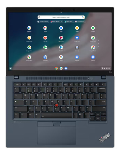 Laptop Lenovo Thinkpad C14 Chromebook I5/8gb Ram/256gb Ssd Abyss Blue