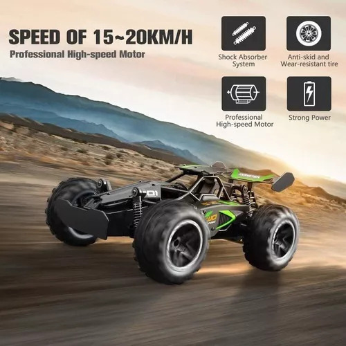 Regalo 1/18 Coche Rc Resistente Al Agua De Alta Velocidad