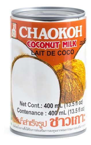 Leche De Coco Chaokoh 400 Ml Saludable Tailandia