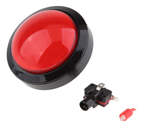 Domo Led , Botón De Automático Rojo
