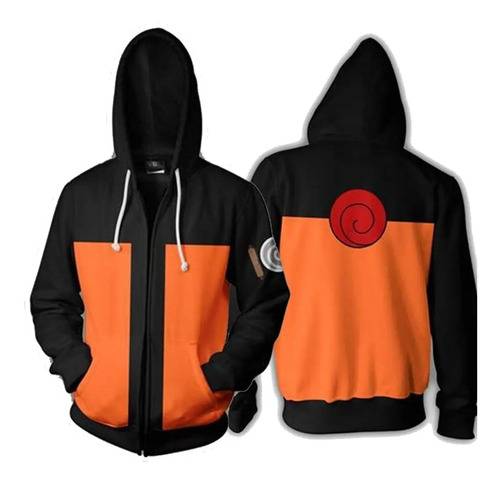 Chaqueta Uzumaki Naruto Naruto Shippuden Algodón | Cuotas sin interés