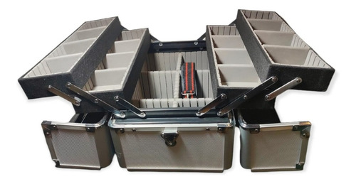 Maletin Caja Herramienta Aluminio Reforzado Divisones Fuelle