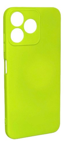 Funda Para Zte Axon 50 Lite Silicon Protector Liso Colores