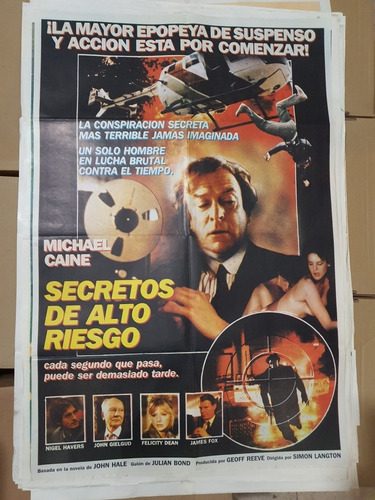 Afiche De Cine Original-secretos De Alto Riesgo-1955