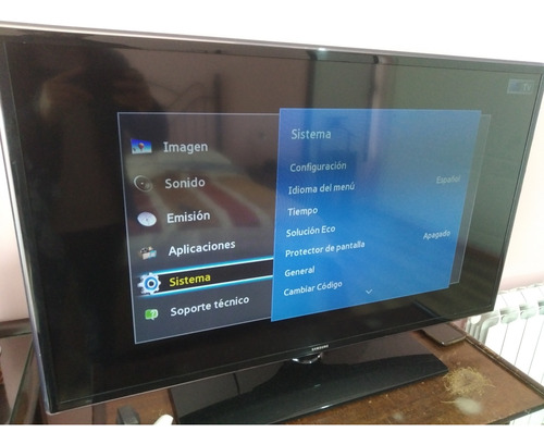 Tv Led Samsung 40  3d Impecable + Base + Control Remoto