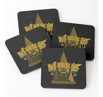 Comprar Set Posavasos Inspiración De Música Retro Dj Calidad Premium