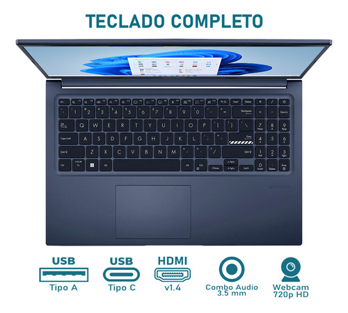 Laptop Asus Vivobook 15 Intel Core I5 1235u 8gb Ram 512gb Ssd Windows 11 Home