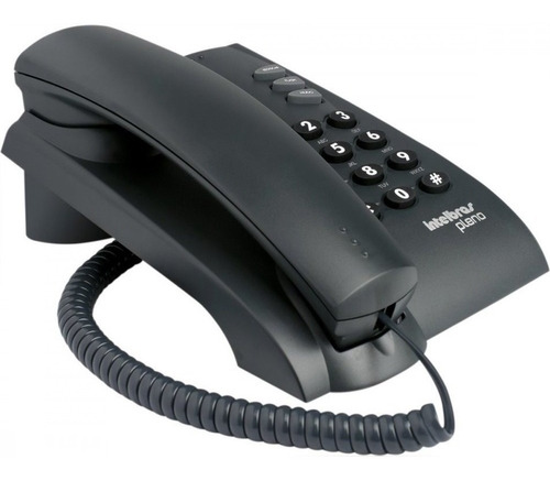 Telefone Com Fio Intelbras Pleno Preto