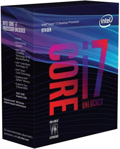 Procesador Intel Core I7-8700k I7 8700k Lga 1151 