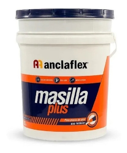Imagen 1 de 4 de Masilla Durlock Interior Anclaflex 7 Kgs Caba Gba Norte