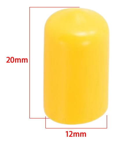 2 X 10x Cue Tip Cover Protector Snooker Accesorios Amarillo