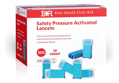 Ever Ready First Aid Lancetas Activadas Por Presión De Segur