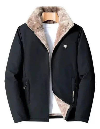 Chaqueta Polar Gruesa Y Cálida Para Hombre De Talla Grande